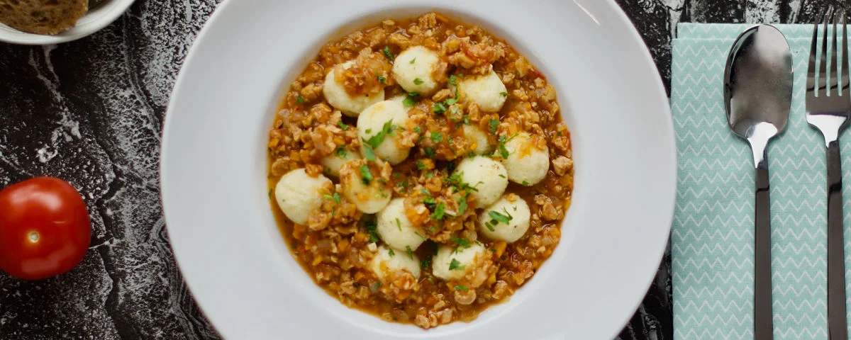 Kit de receta noqui de patata semola y grana padano 